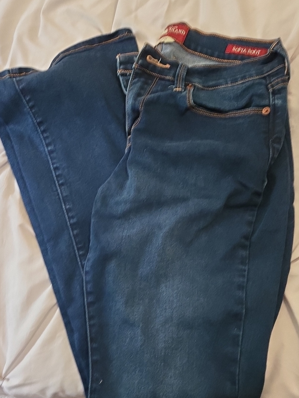 Lucky Brand Women's Dark Blue Bootcut Jeans (long length)